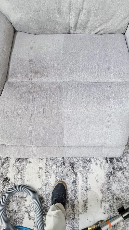 Before and after cleaning result 2