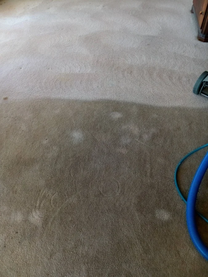 Before and after cleaning result 3