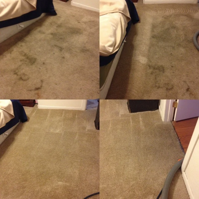 Before and after cleaning result 6