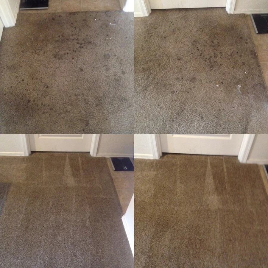 Before and after cleaning result 7