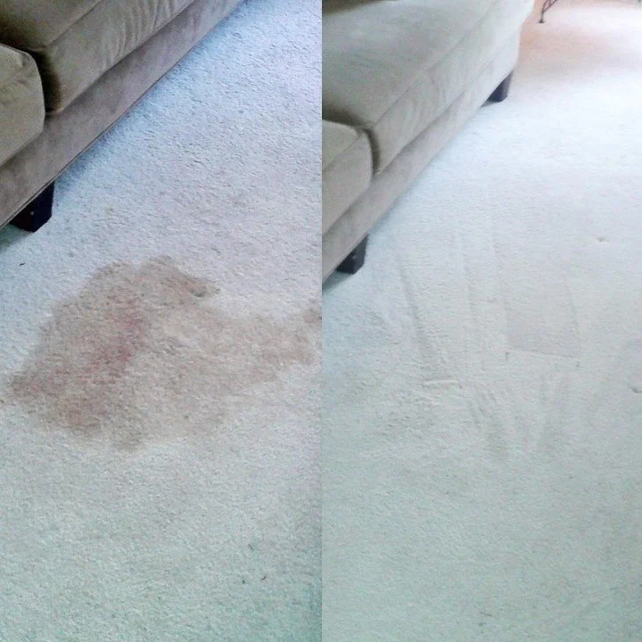 Before and after cleaning result 8