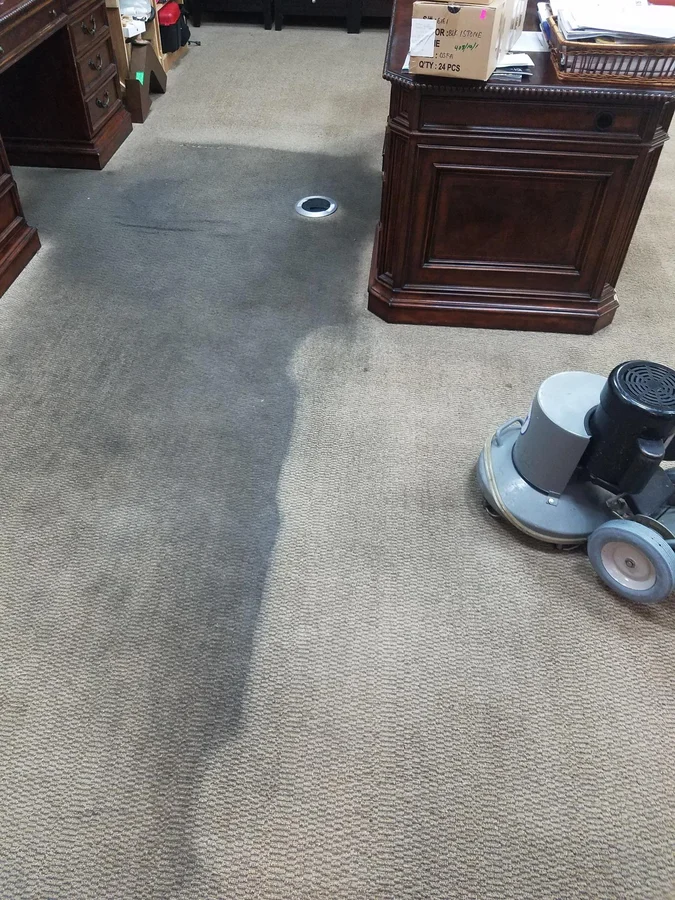 Before and after cleaning result 10